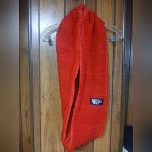 The North Face Vibrant Red Knit Scarf